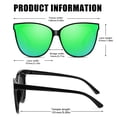 thumbnail image 2 of Gafas de Sol Polarizadas Oversize Ojo de Gato LVIOE para Mujeres, 2 of 4