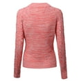thumbnail image 2 of FashionOutfit Women's Crew Neck Cable Knit Sweater with Adorable colors, 2 of 3