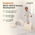 thumbnail image 4 of KIDKII Rainbow Classic Soft Foam Play Blocks, Indoor Climber Set for Toddlers, Beige, 4 of 7