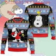 thumbnail image 3 of Suéteres feos navideños con dibujos de Snoopy y Charlie Brown, suéteres feos navideños con estampado 3D, suéteres casuales de moda para hombres y mujeres, 3 of 5