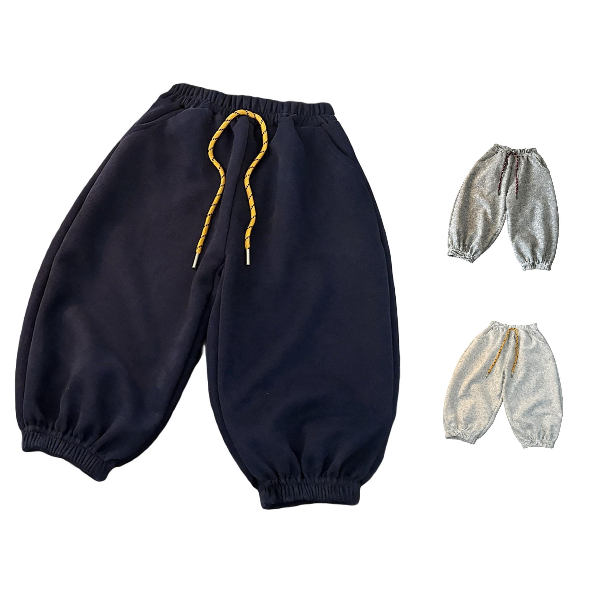 TIANZEN Boys Sweatpants Embroidered Casual Joggers Kids Loose Fit Athletic Pants For Autumn Baby Boy Pack Pants