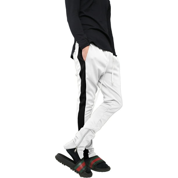 zipper jogger pants
