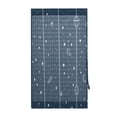 thumbnail image 4 of Stellar Patterns on Strings Door Curtain 25x40in Privacy Mesh with UV Protection Tie Back Rod Pockets, 4 of 10