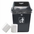 thumbnail image 2 of Pekky 18 Gallon Large Garbage Trash Bags, Clear Yard Waste Bags, 70 Counts, 2 of 4