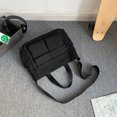 thumbnail image 4 of Bolso Mano Lona para Mujer Bolso Al Aire Libre Gran Capacidad Con Múltiples Bolsillos (negro), 4 of 9