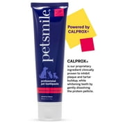 Petsmile VOHC Dog & Cat Toothpaste, Proven Plaque & Tartar Control, Rotisserie Chicken 4.2 oz