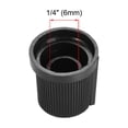thumbnail image 3 of 10 Piezas de Perilla de Eje de 6 mm para Pedal de Efecto de Altavoz, Perilla de Potenciómetro Negra y Blanca, 3 of 3