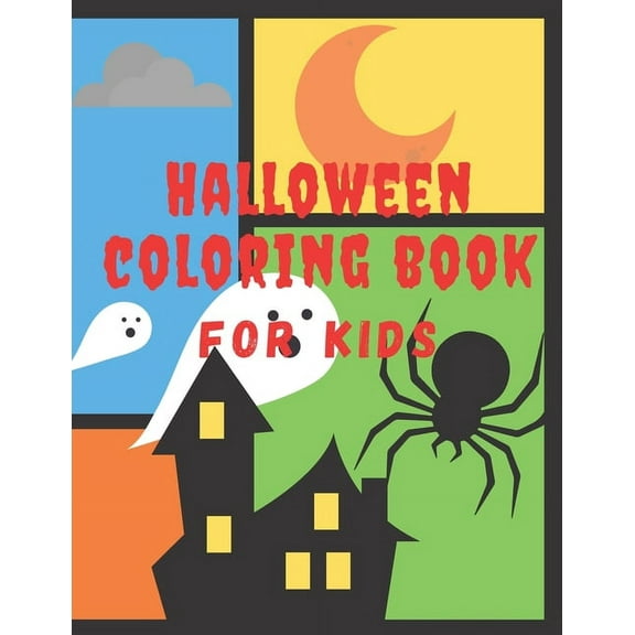 Halloween Coloring Book For Kids: Halloween Coloring Book/ 30 different drawings to color / For kids but also for interrested adults/ 8,5 x 11 inches/ Matte finish cover (Paperback)