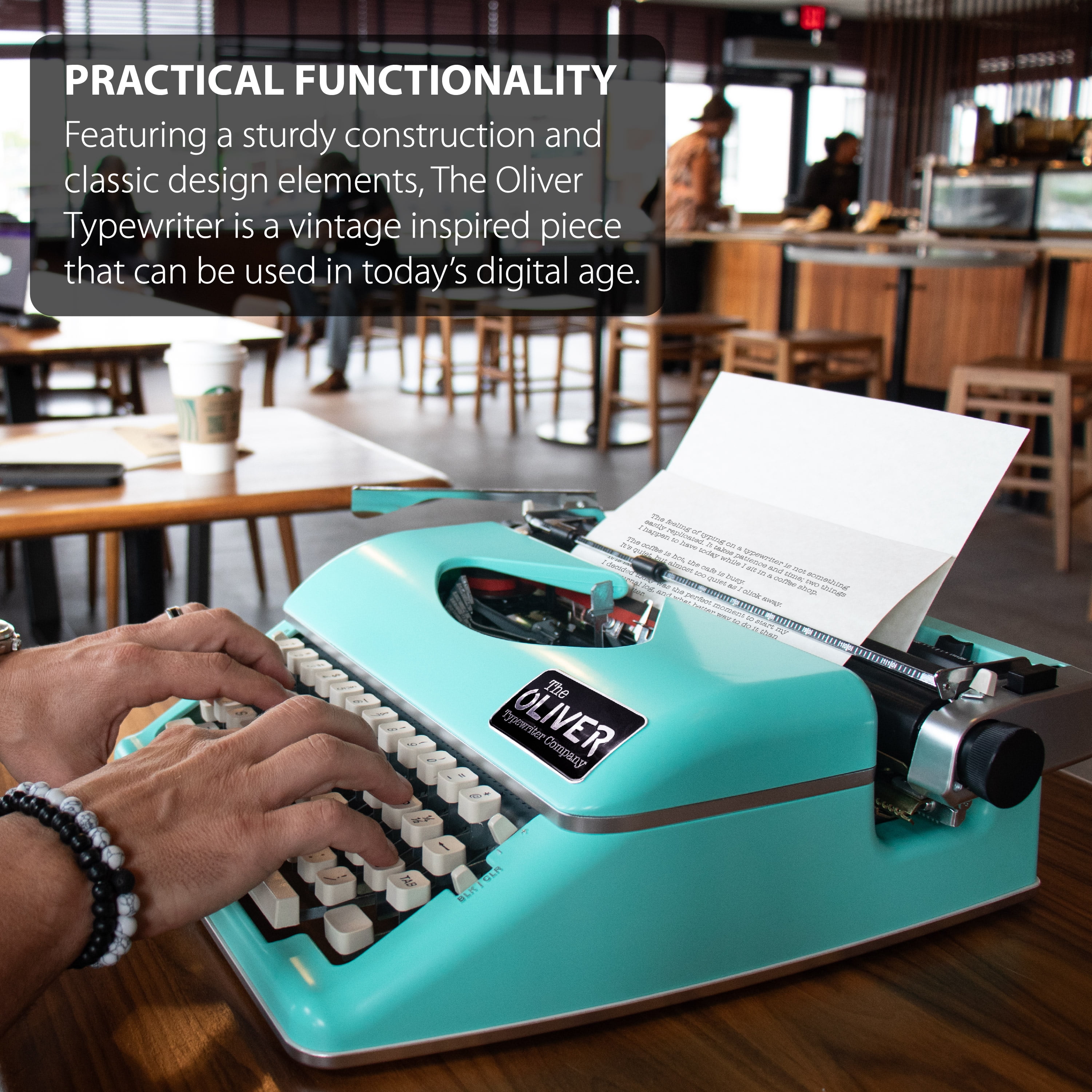 The Oliver Typewriter Company Legacy Prestige Manual Typewriter