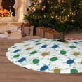 thumbnail image 6 of Lsque Cute Turtle Print Christmas Tree Skirt, Tree Skirt with Ties or Velcro, Perfect for Holiday Decorations, Halloween, and New Year-30", 6 of 7