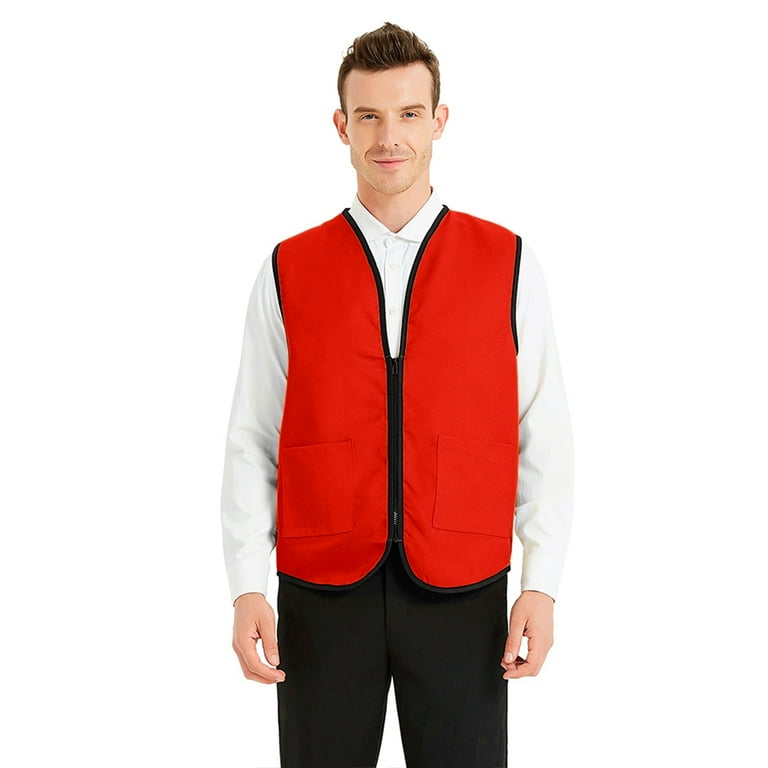 Toptie Supermarket Uniform Vest Zipper Volunteers Event Vest