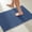 Navy Blue, variant on BULULOM Small Bathroom Rugs Non Slip Washable, Super Absorbent Thin Bath Mat Quick Dry Low Pile Bathroom Cerpet, Dark Grey 16"x24"