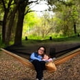 thumbnail image 3 of Bliss Hammocks Camping Hammock in a Bag W/ Mosquito Net & Tree Straps, 54-inch Wide, 350 lb. Capacity (Desert Storm), 3 of 12