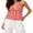 Red, variant on Rdhnmea Women Halter Neck Cami Tops Striped Tie-Up Low Cut Backless Crop Shirt