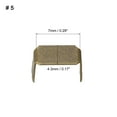 thumbnail image 2 of Unique Bargains 20Pack Zipper Stoppers, #5 Top & Bottom Stops for Rescue Repair, Bronze Tone, 2 of 6