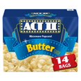 thumbnail image 1 of ACT II Butter Flavour Microwave Popcorn, 14 Bags, 100% Whole Grain Popping Corn, No Artificial Colours or Flavours, High Source of Fibre, 1.09kg, 1 of 9