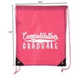 thumbnail image 2 of Senior Graduation Drawstring Backpacks Personalized Party Favor Cinch Bags - Congratulation, 2 of 2