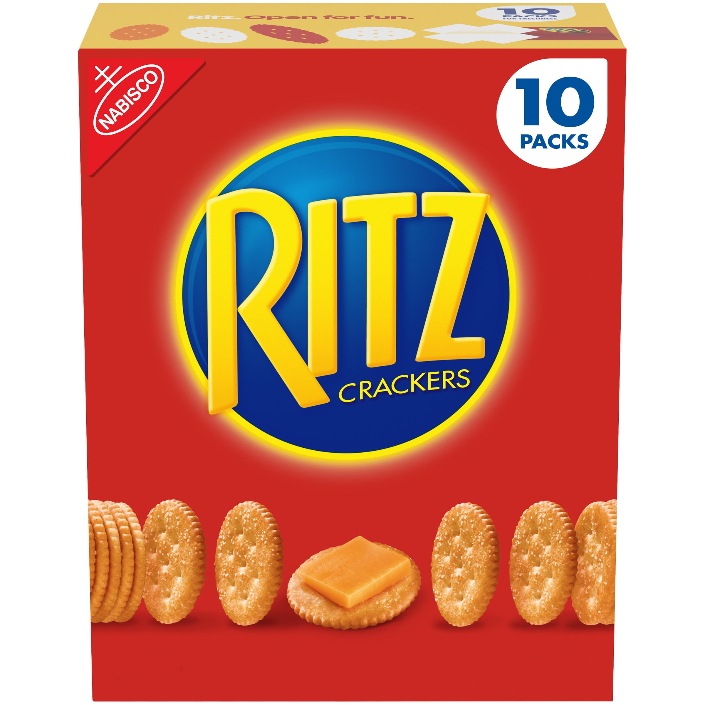 Nabisco Ritz Original Crackers, 10 Packs, 34.3 oz