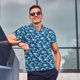 thumbnail image 4 of Fotbe Sea Water Wave Camiseta Polo de Golf para Hombre con Estampado – Camisa Deportiva Transpirable con Cuello Abotonado-X-Large, 4 of 6