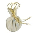 thumbnail image 1 of tredstone Drawstring Bag Embroidered Jewelry Bags Multifunctional Perfume Satchel Decorative Household Wedding Wide Application Creamy white, 1 of 8