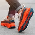 thumbnail image 5 of NOKIO Mens Fashion Sneakers Platform We𝖽ge Athlet𝗂c Shoes with Comforatble Soft Cushion Sole, Colorful Casual Walking Shoes Lightweight Breathable Running Shoes for Back to College, Travel, 5 of 9