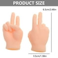 thumbnail image 5 of ROCKROK 2 Pack Finger Puppets Tiny Hand for Cats Funny Finger Small Hand Set, 5 of 15