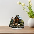 thumbnail image 1 of Adorno de Belén de Jesús, decoración de escritorio, acrílico decorativo creativo 2D con Base, centro de mesa para gabinete, estante para el hogar, 1 of 8