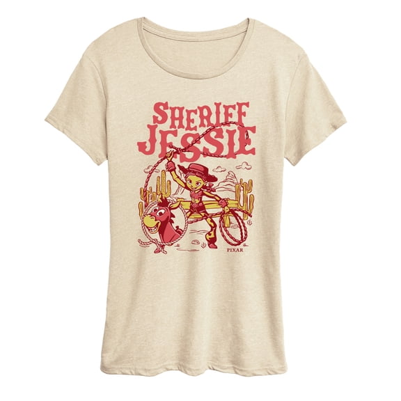 Toy Story 5 - Sheriff Jessie Western Poster - Women's Short Sleeve Graphic T-Shirt