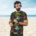 thumbnail image 4 of Wukai Game Joysticks Print Men's Short-Sleeved Mesh T-Shirt,Quick-Dry Short Sleeve Workout T-Shirt-XX-Large, 4 of 8
