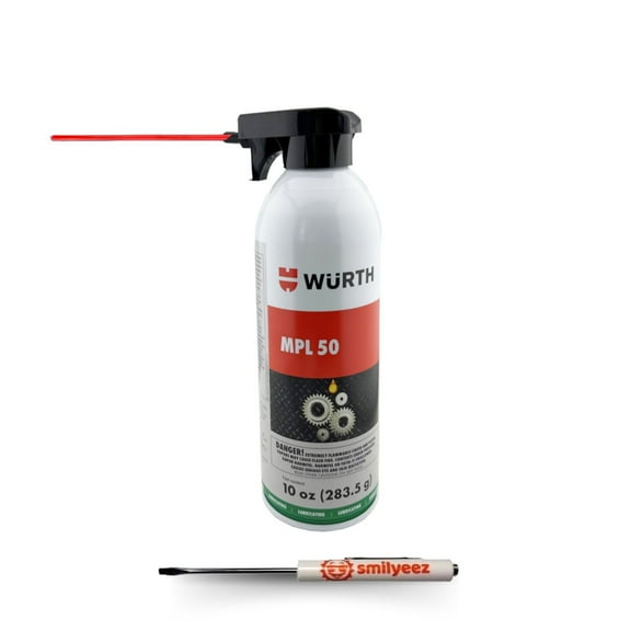 Wurth MPL 50 aerosol 10 oz. (1 Can) with Smilyeez Pocket Screwdriver
