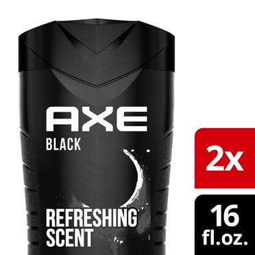 Axe Black Refreshing Long Lasting Men's Body Wash Twin Pack, Frozen Pear & Cedarwood, 16 fl oz