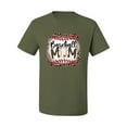 thumbnail image 1 of Baseball Mom Jaguar Print Sports Men's Graphic T-Shirt, Military Green, 4X-Large, 1 of 4