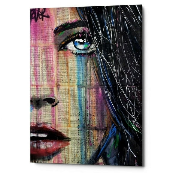 Epic Graffiti 'Fahrenheit' by Loui Jover, Canvas Wall Art, 12"x16"