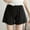 Black, variant on Rezuofi 2 Pcs Pettipants for Women Plus Size Half Slip Culotte Shorts Loose Bloomers Split Skirt for Under Dress