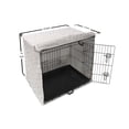 thumbnail image 6 of Star Dog Crate Cover, Themed Bicolour Shapes Dreaming Minimal Pastel Design, Easy to Use Pet Kennel Cover Small Dogs Puppies Kittens, 7 Sizes, Pale Pink Lavender White, by Ambesonne, 6 of 6