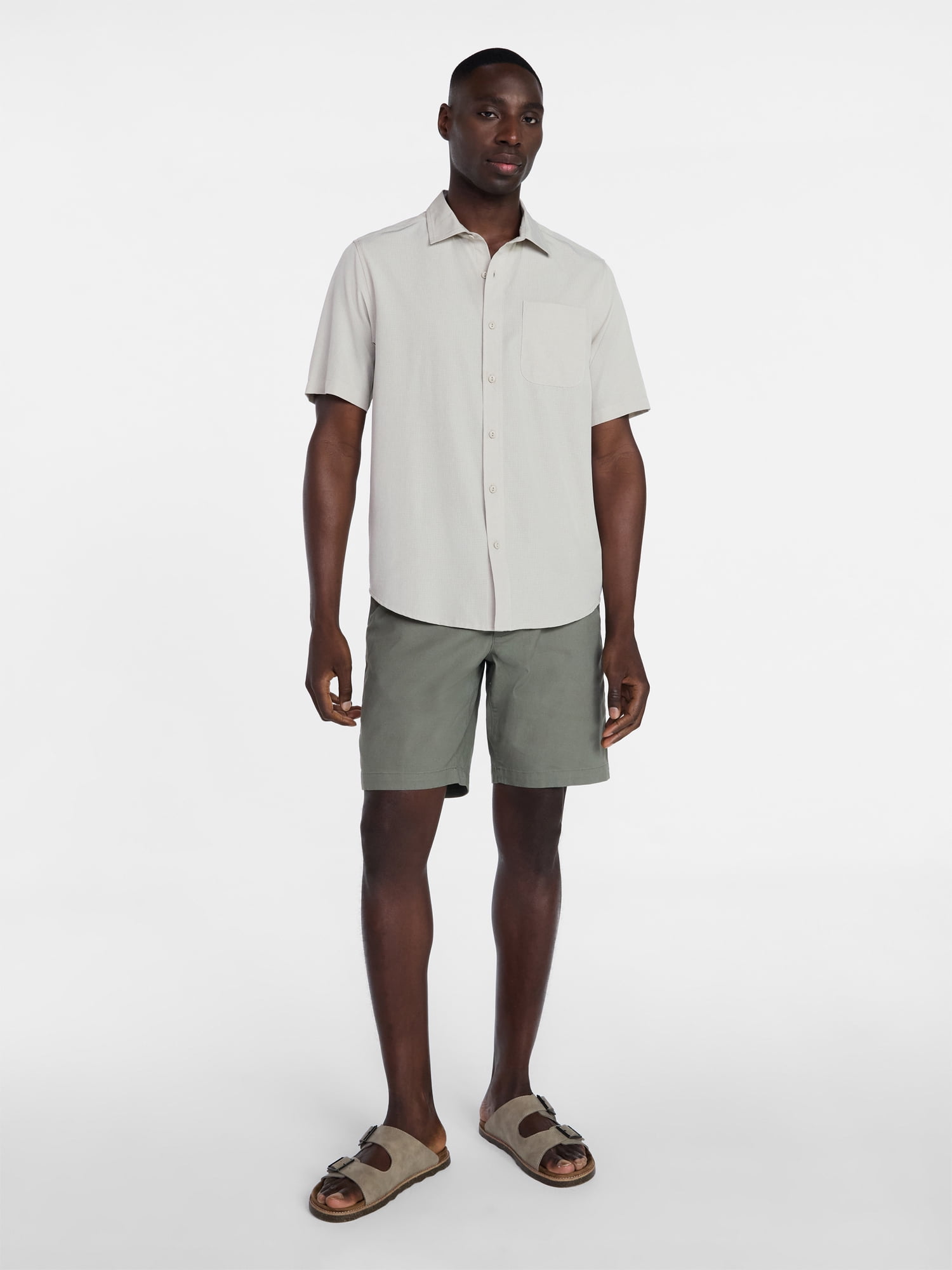 George Men's & Big Men's Modern Fit Flat Front Shorts, 5", 7", 9" Inseams, Sizes 28-54