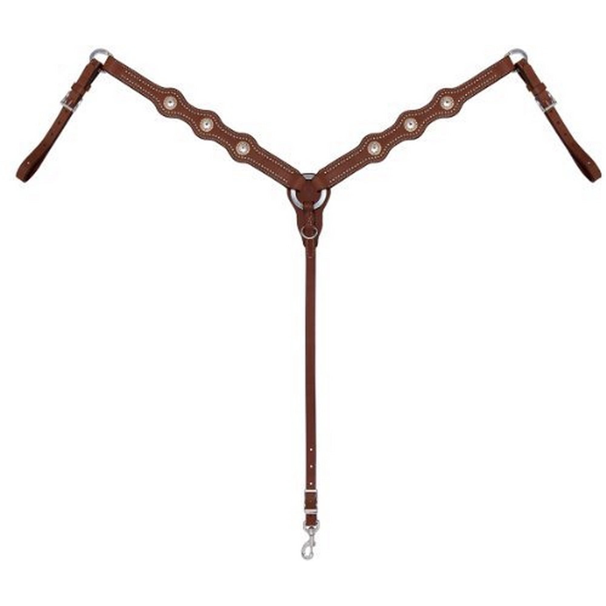 Weaver Horse Leather Breast Collar Stacy Westfall Showtime Brown