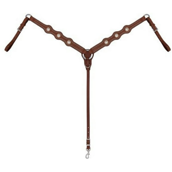 Weaver Horse Leather Breast Collar Stacy Westfall Showtime Brown