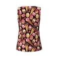 thumbnail image 5 of Picia Ice Cream Cake Pattern Women's Workout Tank Top,Breathable Activewear,Slim Fit Athletic Top,Versatile Workout Moisture-wicking top-Medium, 5 of 9