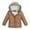Khaki, variant on breaise Toddler Winter Coats Lightweight Puffer Jacket Baby Infant kids Down Coats Light Puffer Padded Jacket with Hooded Toddler Outerwear