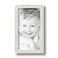 thumbnail image 2 of ArtToFrames 5" x 9" White Square Star Emboss Picture Frame, 5x9 inch White Wood Poster Frame (WOM-5125),  Pack, 2 of 7