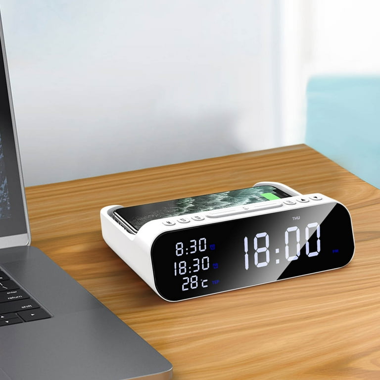 Caricabatterie Smart Clock Black 15W WIRELESSCLOCKK