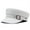 A-White, variant on Women Classic Faux Leather Navy Flat Painter Hat Newsboy Ivy Driving Beret Cap