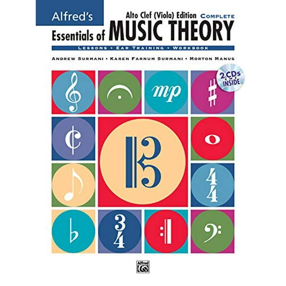 Pre-Owned Essentials of Music Theory: Complete Book Alto Clef (Viola) Edition (Book & 2 CDs) Paperback
