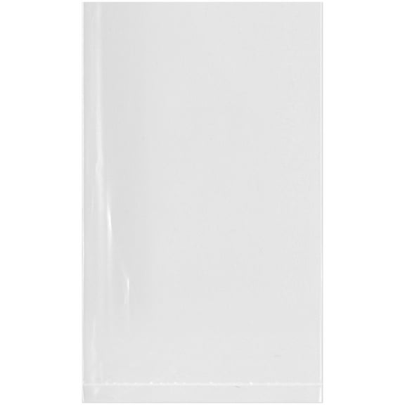 Plymor 3" x 5" (Pack of 500), 1.5 Mil Flat Open Clear Plastic Poly Bags