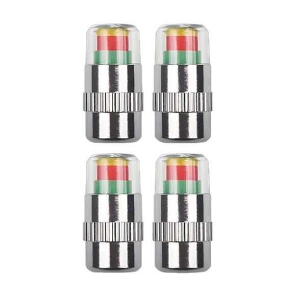 Tire Pressure Monitor Valve Stem Caps, Stem Covers,Tire Pressure Monitoring Valves,Alert Valve Stem Caps Sensor Indicator for Cars, SUVs, Trucks, Motorcycles
