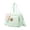 Nre--Green, variant on Nylon Cute Bunny Decor Crossbody/Handbag 鈥?Multifunctional Diaper Bag for Travel, Daily Use & Outdoor