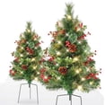 thumbnail image 6 of Christmas Decorations Tree Set,Garden Mini Christmas Trees,Artificial Christmas Tree,Holiday Decoration for Home Party,Christmas Tree Outdoor Yard Decorations, 6 of 6