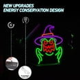 thumbnail image 7 of Y YUNHSOM Ghost and Witch Neon Sign, 15.75 x 1.18 in, Corded Electric, Blinking Lights, Residential, LED, Halloween Neon Signs, 1 Count, 7 of 7