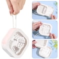 thumbnail image 3 of Organizador portátil pequeño para corbatas de pelo, 2 uds., puede ser apilable, almacenamiento de cajas para el cabello o organizador de artículos pequeños en el escritorio, 3 of 6